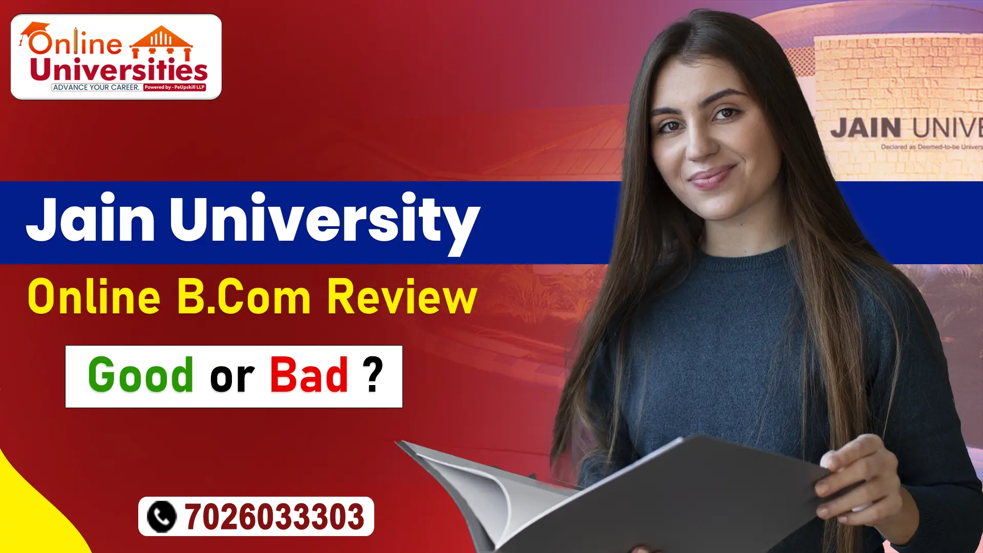 Jain University Online B.Com Review | Good or Bad ?