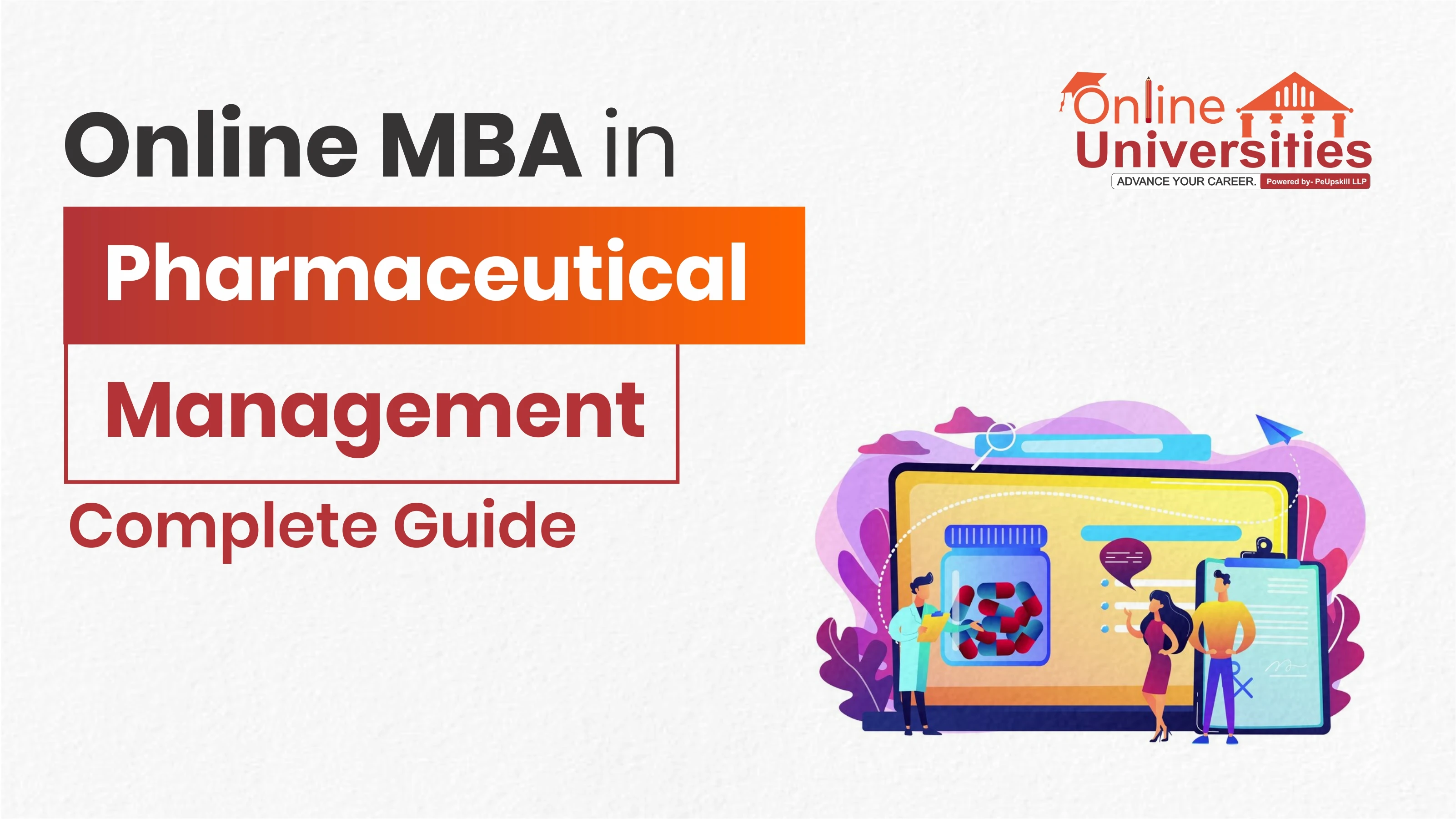 Online MBA In Pharmaceutical Management - Complete Guide