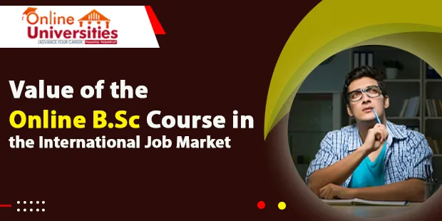 Value of the Online B.Sc. Course in the International Job Market