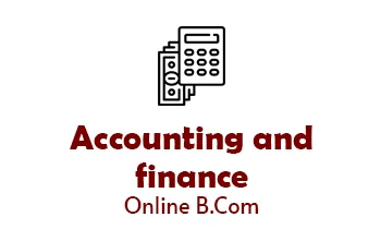 Accounting and Finance